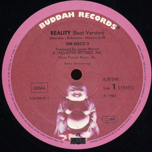 Disco 3 : Reality (12")