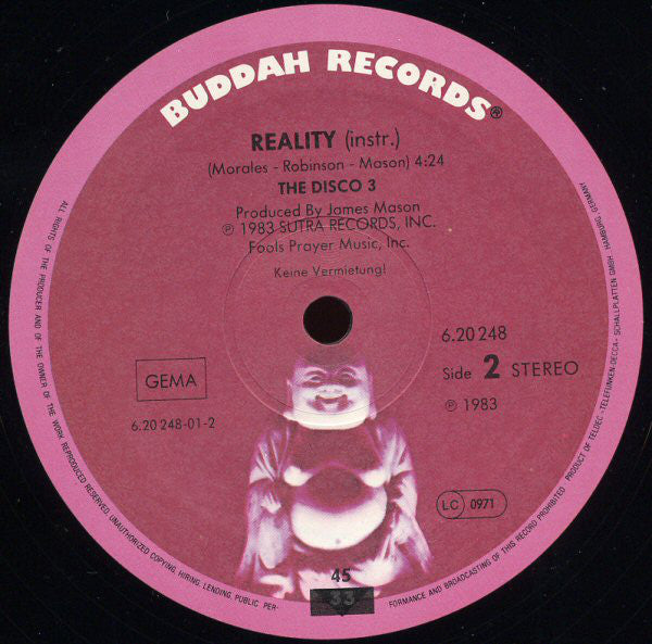 Disco 3 : Reality (12")