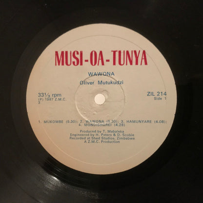 Oliver Mtukudzi : Wawona  (LP, Album)
