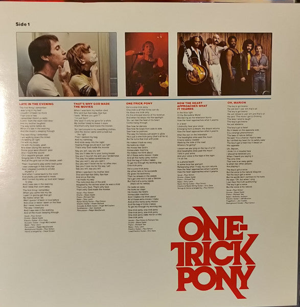 Paul Simon : One-Trick Pony (LP, Album)