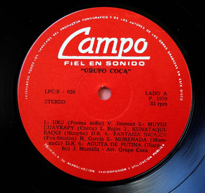 Grupo Coca : Grupo Coca (LP, Album)