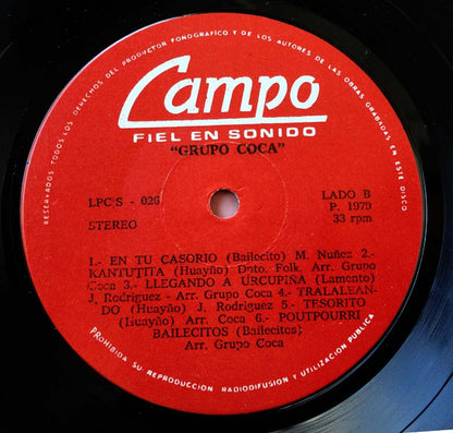 Grupo Coca : Grupo Coca (LP, Album)