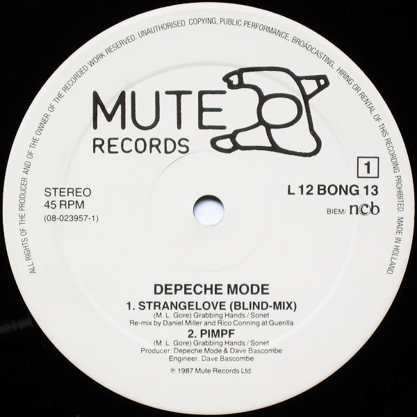 Depeche Mode : Strangelove (12", Ltd)