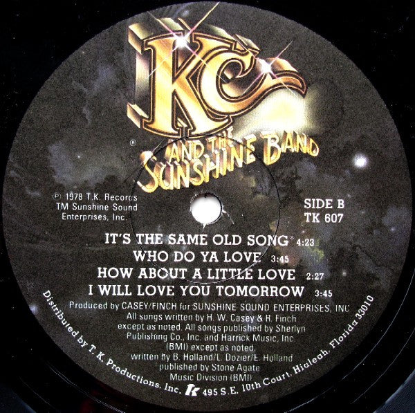 KC & The Sunshine Band : Who Do Ya (Love) (LP, Album)