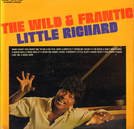 Little Richard : The Wild & Frantic Little Richard (LP, Album, Mono, RE)