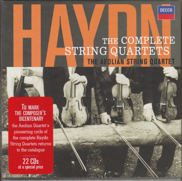 Joseph Haydn, Aeolian String Quartet : The Complete String Quartets (Box, Comp + 22xCD, RM)