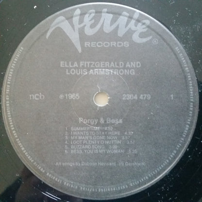 Ella Fitzgerald & Louis Armstrong : Porgy & Bess (LP, Album, RE)