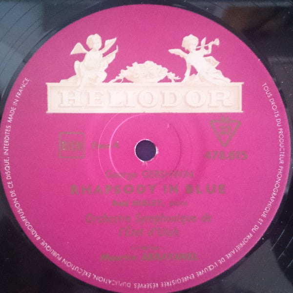 George Gershwin, Reid Nibley, Utah Symphony Orchestra  - Dir.  Maurice Abravanel : Rhapsody In Blue / Un Américain À Paris (LP)