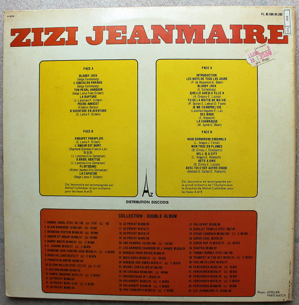 Zizi Jeanmaire : Zizi Jeanmaire / A  L'Olympia (2xLP, Album, Comp, RE)