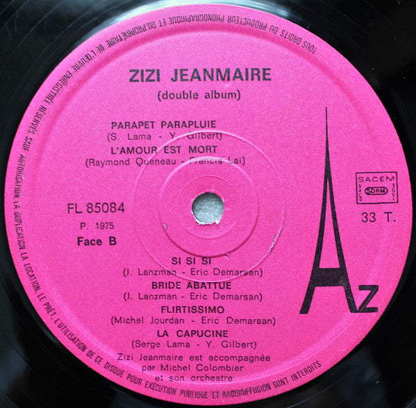 Zizi Jeanmaire : Zizi Jeanmaire / A  L'Olympia (2xLP, Album, Comp, RE)