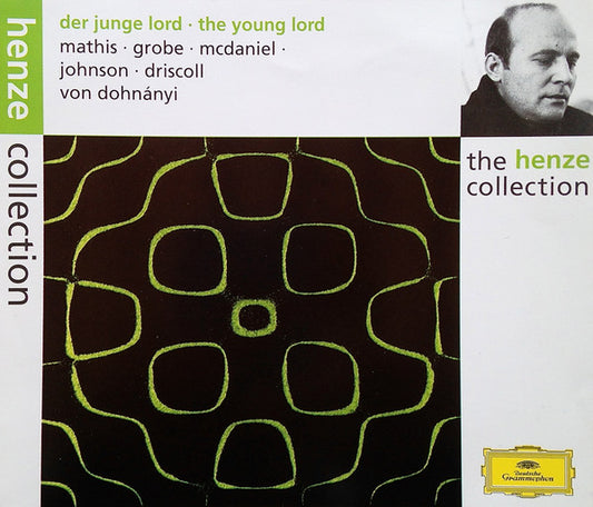 Hans Werner Henze – Edith Mathis · Donald Grobe · Barry McDaniel · Patricia Johnson (3) · Loren Driscoll · Chor der Deutschen Oper Berlin Und Orchester Der Deutschen Oper Berlin · Christoph von Dohnányi : Der Junge Lord (2xCD, RE, RM)