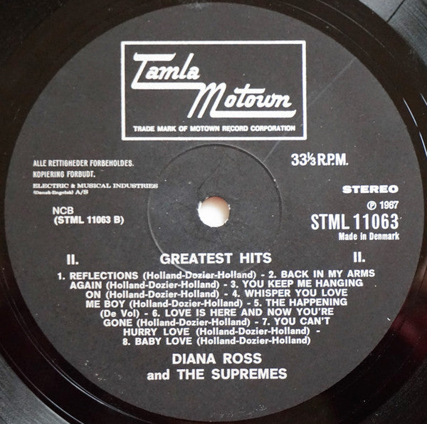 The Supremes : Greatest Hits (LP, Comp)