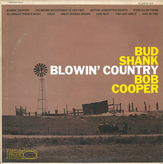 Bud Shank & Bob Cooper : Blowin' Country (LP, Album, Mono)