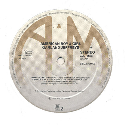 Garland Jeffreys : American Boy & Girl (LP, Album)