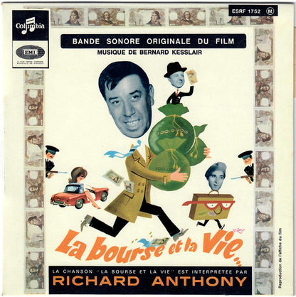 Richard Anthony (2), Bernard Kesslair : Bande Sonore Originale Du Film "La Bourse Et La Vie" (7", EP, Mono)