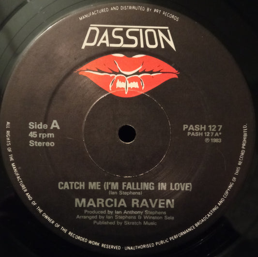 Marsha Raven : Catch Me (I'm Falling In Love) (12", Com)