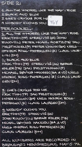 Peter Nissen And Friends : Jazz At The Parish Hall (LP, Album)