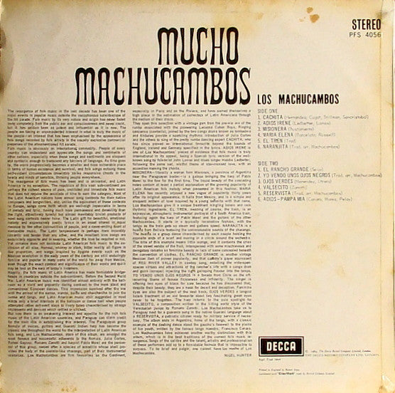 Los Machucambos : Mucho Machucambos (LP, Album)