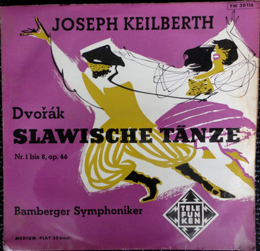 Antonín Dvořák - Joseph Keilberth, Bamberger Symphoniker : Slawische Tänze Nr. 1 Bis 8, Op. 46 (10", MiniAlbum)