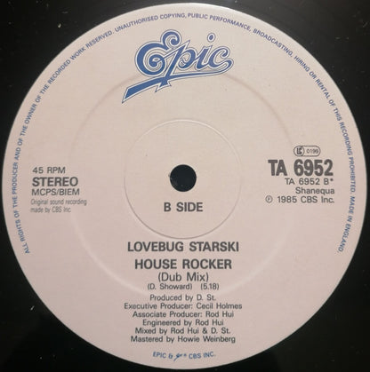 Lovebug Starski : House Rocker (12", Single)