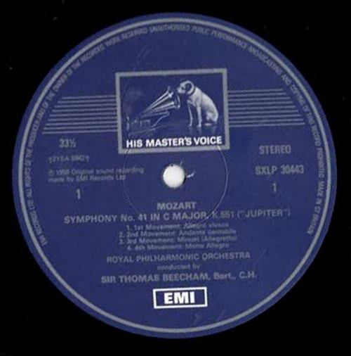 Sir Thomas Beecham, Wolfgang Amadeus Mozart, Franz Schubert, Royal Philharmonic Orchestra : Symphony No. 41 In C 'Jupiter' / Symphony No. 6 In C (LP, Comp)
