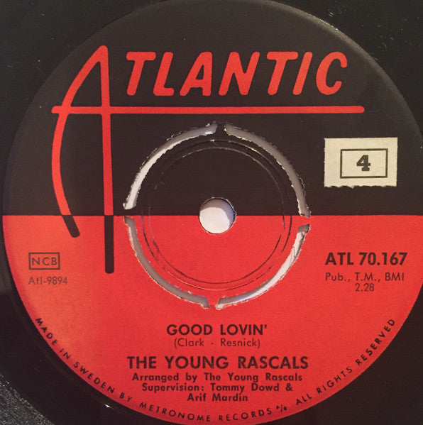 The Young Rascals : Good Lovin' / Mustang Sally (7", Single)