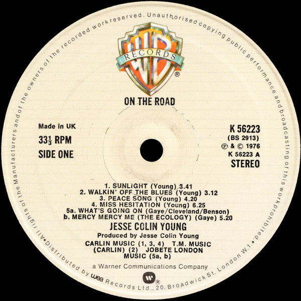 Jesse Colin Young : On The Road (LP, RE)