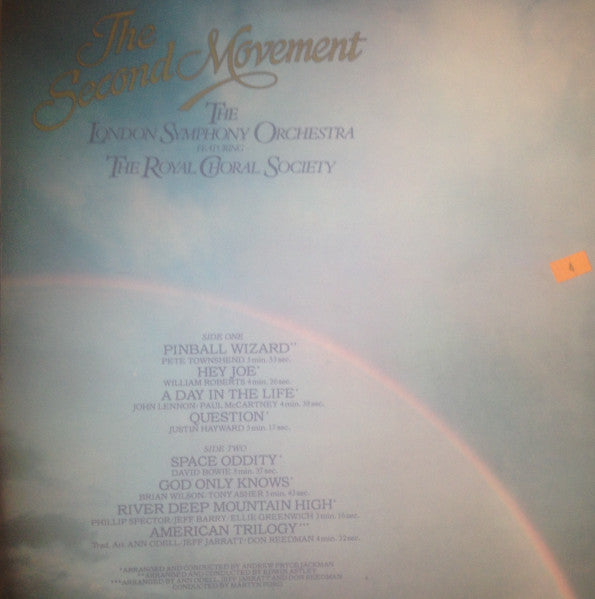 London Symphony Orchestra Featuring The Royal Choral Society : Classic Rock - The Second Movement (LP, Album)