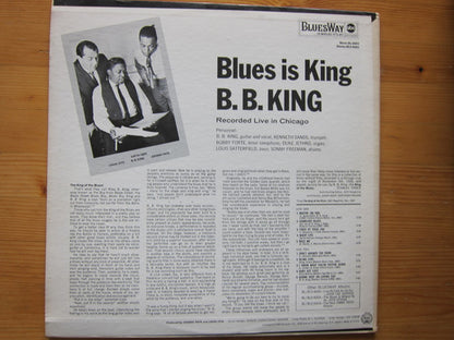 B.B. King : Blues Is King (LP, Album, RP)