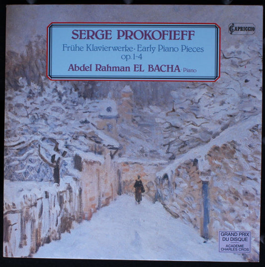 Sergei Prokofiev, Abdel Rahman El Bacha : Frühe Klavierwerke op. 1-4 (LP)