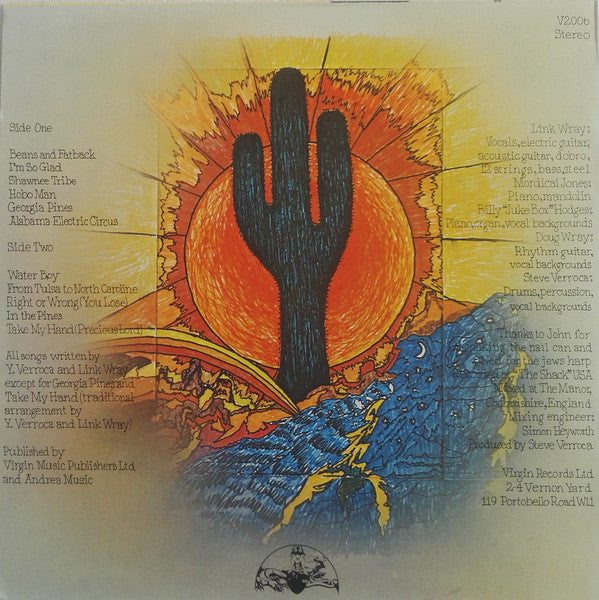 Link Wray : Beans And Fatback (LP, Album, RP)