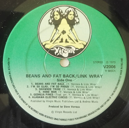 Link Wray : Beans And Fatback (LP, Album, RP)