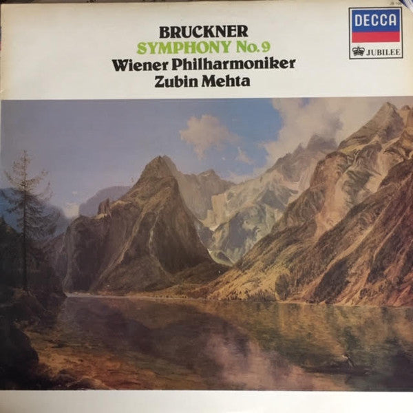 Anton Bruckner - Zubin Mehta, Wiener Philharmoniker : Symphony Nr. 9 In D Minor (LP, RE)