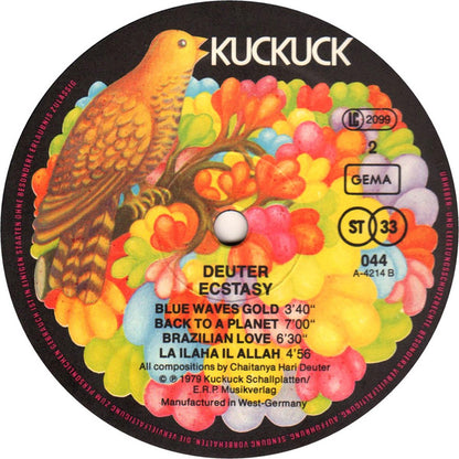 Deuter : Ecstasy (LP, Album)