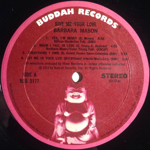 Barbara Mason : Give Me Your Love (LP, Album, Mon)