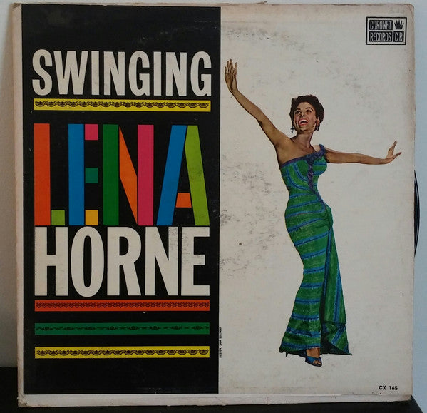 Lena Horne : Swinging Lena Horne (LP, Album, Mono)