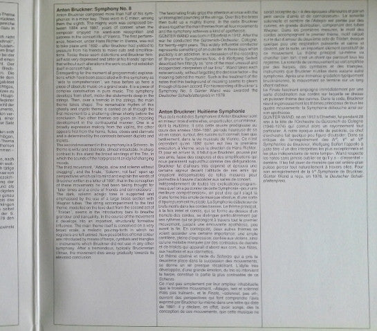 Anton Bruckner - Kölner Rundfunk-Sinfonie-Orchester, Günter Wand : Sinfonie Nr. 8 C-Moll (2xLP, Club)