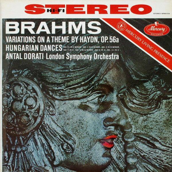 Johannes Brahms, Antal Dorati, London Symphony Orchestra : Variations On A Theme By Haydn, Op. 56a / Hungarian Dances (LP)