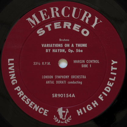 Johannes Brahms, Antal Dorati, London Symphony Orchestra : Variations On A Theme By Haydn, Op. 56a / Hungarian Dances (LP)