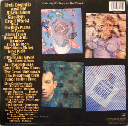 Elvis Costello & The Attractions : Goodbye Cruel World (LP, Album, Pit)