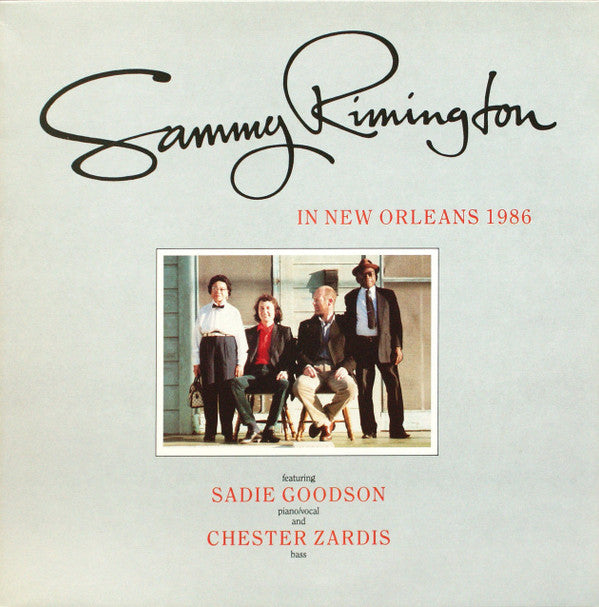 Sammy Rimington : Sammy Rimington In New Orleans 1986 (LP)