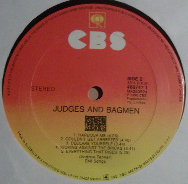 Seven Stories : Judges And Bagmen (LP, Album)