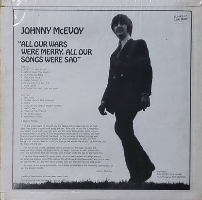Johnny McEvoy : All Our Wars Were Merry All Our Songs Were Sad (LP, Album)