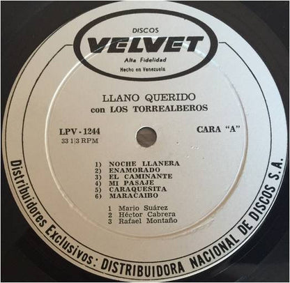 Mario Suárez, Hector Cabrera Y Rafael Montaño Con Los Torrealberos : Llano Querido (Las Mejores Composiciones De Juan Vicente Torrealba En Las Voces De Sus Mejores Interpretes) (LP, Comp)