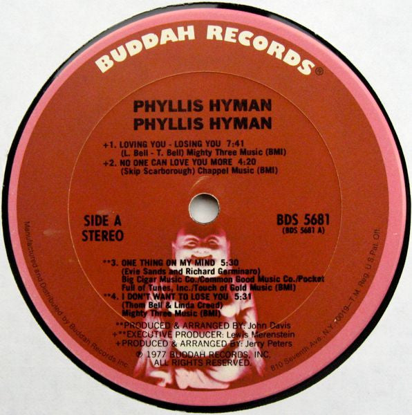 Phyllis Hyman : Phyllis Hyman (LP, Album)