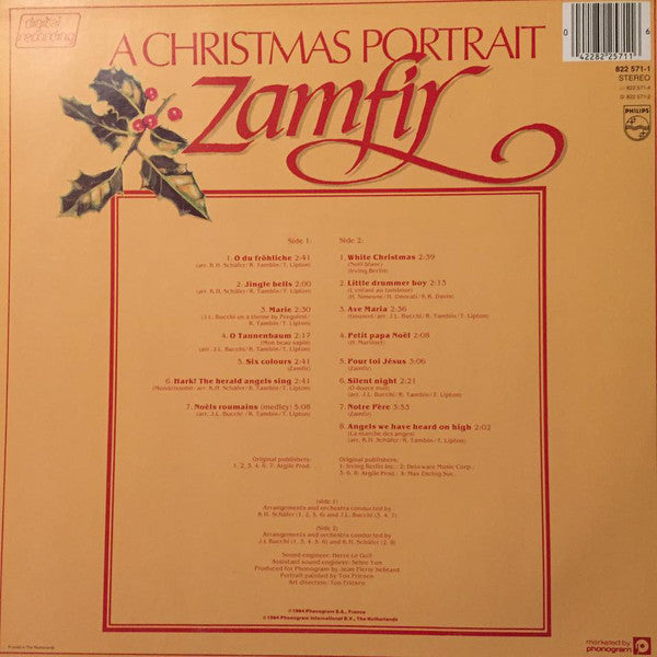 Gheorghe Zamfir : A Christmas Portrait  (LP, Album)