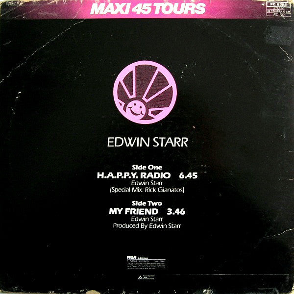 Edwin Starr : H.A.P.P.Y. Radio (12")