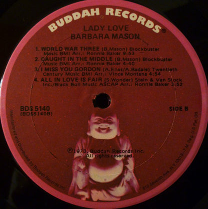 Barbara Mason : Lady Love (LP, Album)