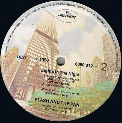 Flash & The Pan : Lights In The Night (LP, Album)