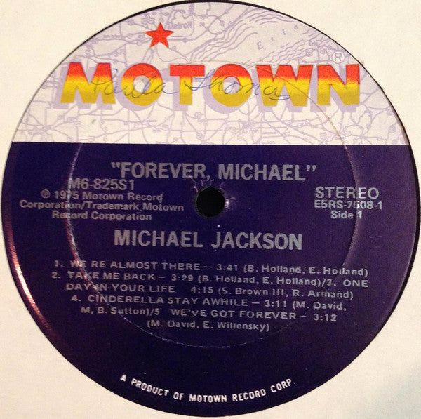 Michael Jackson : Forever, Michael (LP, Album, Gat)